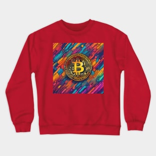 Bitcoin colorful Crewneck Sweatshirt